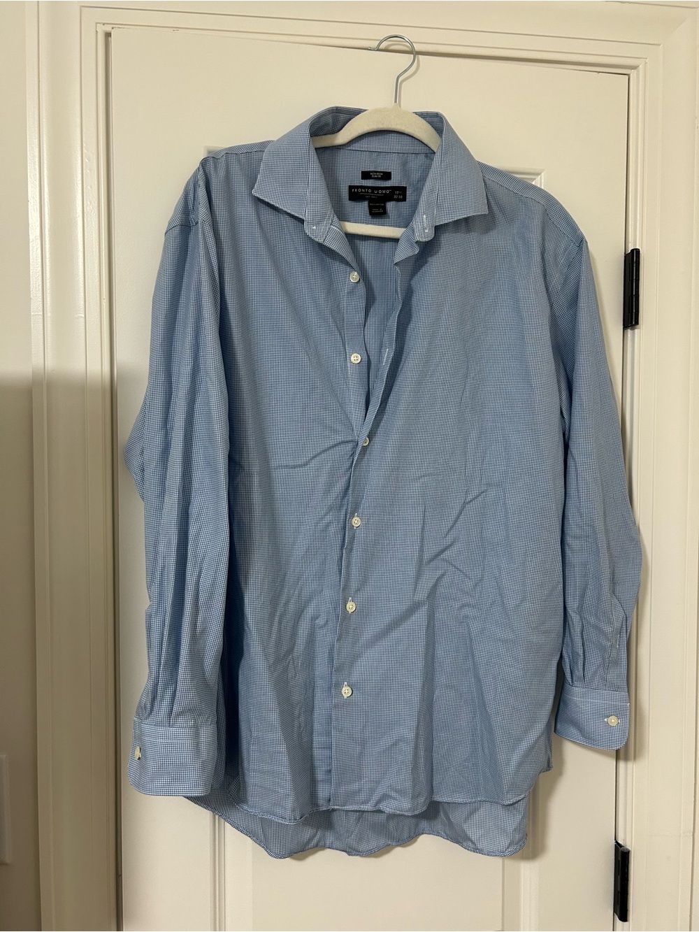 Pronto Uomo Light Blue Men's Dress Shirt